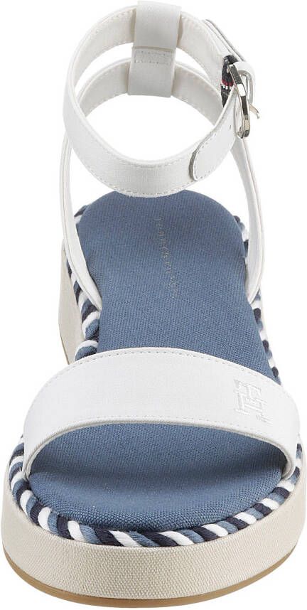 Tommy Hilfiger Sandalen ROPE FLATFORM met verstelbare gesp