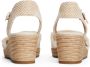 Tommy Hilfiger Sleehaksandaaltjes FRINGE CANVAS MEDIUM WEDGE - Thumbnail 4