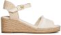 Tommy Hilfiger Sleehaksandaaltjes FRINGE CANVAS MEDIUM WEDGE - Thumbnail 5
