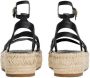 Tommy Hilfiger Sleehaksandaaltjes LEATHER ROPE REAL ESPAD SANDAL plateau zomerschoen bandjessandaal met verstelbare gesp - Thumbnail 7