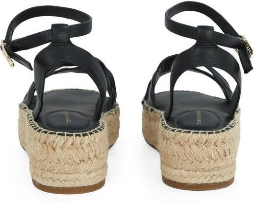 Tommy Hilfiger Sleehaksandaaltjes LEATHER ROPE REAL ESPAD SANDAL plateau zomerschoen bandjessandaal met verstelbare gesp - Foto 6