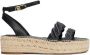 Tommy Hilfiger Sleehaksandaaltjes LEATHER ROPE REAL ESPAD SANDAL plateau zomerschoen bandjessandaal met verstelbare gesp - Thumbnail 9
