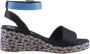 Tommy Hilfiger Sleehaksandaaltjes COLORFUL WEDGE SATIN SANDAL zomerschoen sandaal keilhak met verstelbare gesp - Thumbnail 10