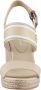 Tommy Hilfiger Sleehaksandaaltjes WEBBING HIGH WEDGE SANDAL zomerschoen sandaal wig hak met zij th-label - Thumbnail 14