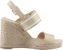 Tommy Hilfiger Sleehaksandaaltjes WEBBING HIGH WEDGE SANDAL zomerschoen sandaal wig hak met zij th-label - Thumbnail 13