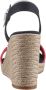 Tommy Hilfiger Sleehaksandaaltjes STRIPES WEDGE SANDAL zomerschoen sandaal keilhak met verstelbare bandjes - Thumbnail 10