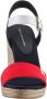 Tommy Hilfiger Sleehaksandaaltjes STRIPES WEDGE SANDAL zomerschoen sandaal keilhak met verstelbare bandjes - Thumbnail 12
