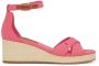 Tommy Hilfiger Sleehaksandaaltjes FLAG CRISS-CROS MID WEDGE ESPAD bandjessandaal zomerschoen met verstelbare gesp - Thumbnail 5