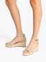 Tommy Hilfiger Sleehaksandaaltjes FLAG CRISS-CROS MID WEDGE ESPAD bandjessandaal zomerschoen met verstelbare gesp - Thumbnail 4