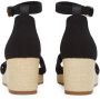 Tommy Hilfiger Sleehaksandaaltjes FLAG CRISS-CROS MID WEDGE ESPAD bandjessandaal zomerschoen met verstelbare gesp - Thumbnail 4