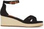Tommy Hilfiger Sleehaksandaaltjes FLAG CRISS-CROS MID WEDGE ESPAD bandjessandaal zomerschoen met verstelbare gesp - Thumbnail 5