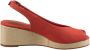 Tommy Hilfiger Sleehaksandaaltjes FLAG MID WEDGE ESPAD SLINGBACK plateau zomerschoen riem-sandaal met verstelbare gesp - Thumbnail 5