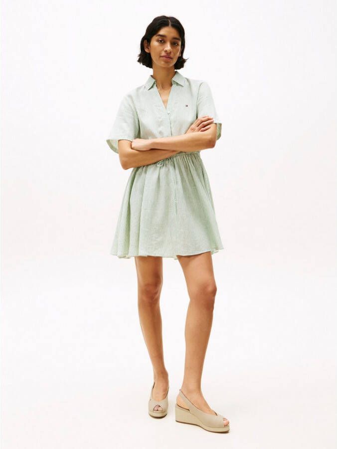 Tommy Hilfiger Sleehaksandaaltjes FLAG MID WEDGE ESPAD SLINGBACK plateau zomerschoen riem-sandaal met verstelbare gesp