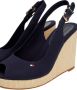 Tommy Hilfiger Sleehaksandaaltjes ICONIC ELENA SLING BACK WEDGE zomerschoen sandaal keilhak met verstelbare gesp - Thumbnail 11