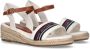 Tommy Hilfiger Witte Textiel Zomer Sandaal Multicolor Dames - Thumbnail 6