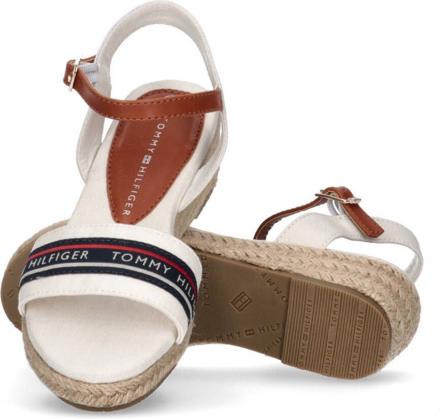 Tommy Hilfiger Sleehaksandaaltjes ROPE WEDGE SANDAL BLUE