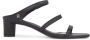 Tommy Hilfiger Slippers TH STRAP LEATHER MID HEEL avondmode zomerschoen slippers in smalle vorm - Thumbnail 4
