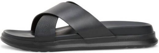 Tommy Hilfiger Slippers D DENSITY HILFIGER LTH CC SAND zomerschoen instapschoen flats in smalle vorm