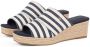 Tommy Hilfiger Slippers NAUTICAL STRIPES ESPADRILLE MULE sleehak zomerschoen in modieuze streep-look - Thumbnail 4