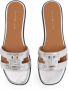 Tommy Hilfiger Slippers TH LOGO STRAP METALLIC MULE blokhak zomerschoen flats comfort-schoen met th-logo - Thumbnail 4