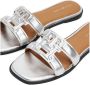 Tommy Hilfiger Slippers TH LOGO STRAP METALLIC MULE blokhak zomerschoen flats comfort-schoen met th-logo - Thumbnail 6