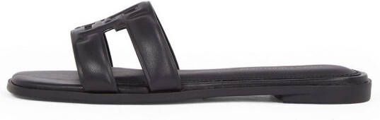 Tommy Hilfiger Slippers TH LOGO STRAP MULE comfortabele schoen zomerschoen flats met th-logo