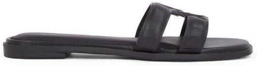 Tommy Hilfiger Slippers TH LOGO STRAP MULE comfortabele schoen zomerschoen flats met th-logo