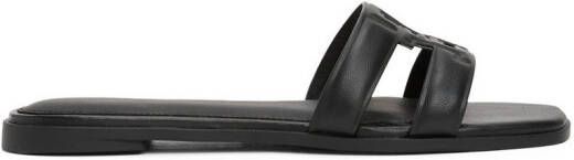 Tommy Hilfiger Slippers TH LOGO STRAP MULE comfortabele schoen zomerschoen flats met th-logo