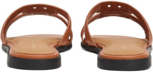 Tommy Hilfiger Slippers TH LOGO STRAP MULE comfortabele schoen zomerschoen flats met th-logo