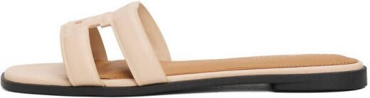 Tommy Hilfiger Slippers TH LOGO STRAP MULE comfortabele schoen zomerschoen flats met th-logo
