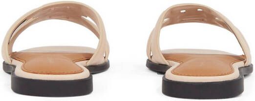 Tommy Hilfiger Slippers TH LOGO STRAP MULE comfortabele schoen zomerschoen flats met th-logo