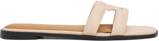 Tommy Hilfiger Slippers TH LOGO STRAP MULE comfortabele schoen zomerschoen flats met th-logo