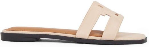 Tommy Hilfiger Slippers TH LOGO STRAP MULE comfortabele schoen zomerschoen flats met th-logo