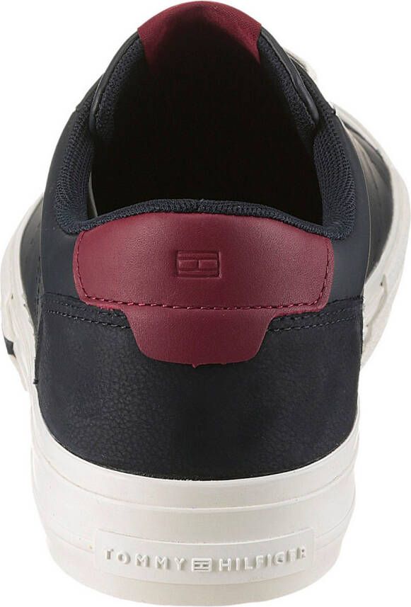 Tommy Hilfiger Sneakers TH HI VULC LTH STREET vrijetijdsschoen lage schoen veterschoenen met zacht gepolsterde schacht