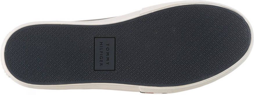 Tommy Hilfiger Sneakers TH HI VULC LTH STREET vrijetijdsschoen lage schoen veterschoenen met zacht gepolsterde schacht