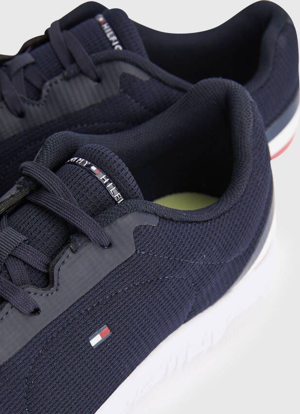 Tommy Hilfiger Sneakers LIGHTWEIGHT RUNNER STRIPES met strepen bij de hiel