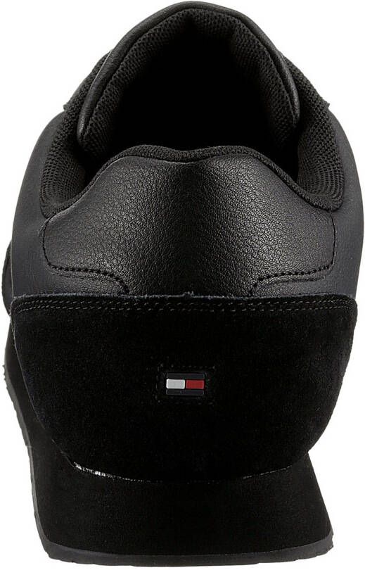 Tommy Hilfiger Sneakers CORE EVA RUNNER CORPORATE LEA in materiaalmix vrijetijdsschoen halve schoen veterschoen