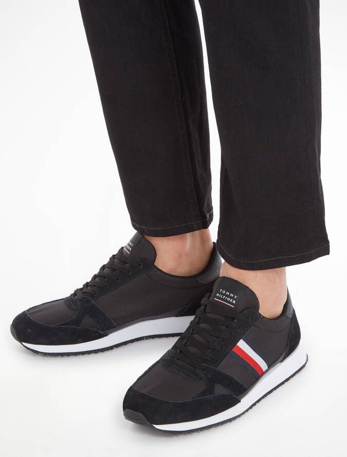 Tommy Hilfiger Slip-on sneakers MODERN RUNNER KNIT STRIPES ESS Veterschoen vrijetijdsschoen slipper met zijstrepen - Foto 8