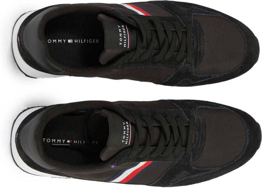 Tommy Hilfiger Slip-on sneakers MODERN RUNNER KNIT STRIPES ESS Veterschoen vrijetijdsschoen slipper met zijstrepen - Foto 10