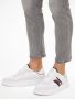 Tommy Hilfiger Witte Sneakers met Contrasterende Details White Heren - Thumbnail 4