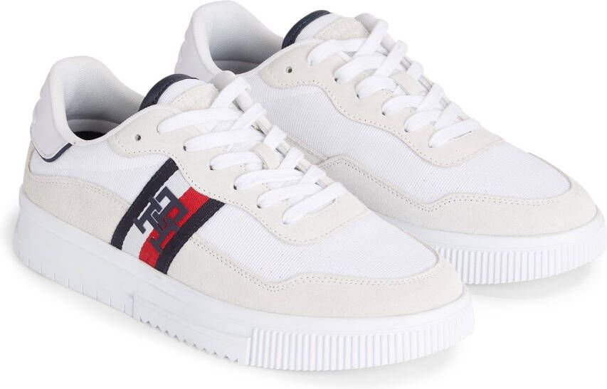 Tommy Hilfiger Sneakers SUPERCUP MIX met logostrepen opzij