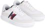 Tommy Hilfiger Witte Sneakers met Contrasterende Details White Heren - Thumbnail 5