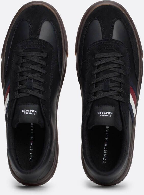 Tommy Hilfiger Sneakers TH CUPSET TERRACE vrijetijdsschoen lage schoen veterschoen met zijstrepen