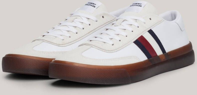 Tommy Hilfiger Sneakers TH CUPSET TERRACE vrijetijdsschoen lage schoen veterschoen met zijstrepen