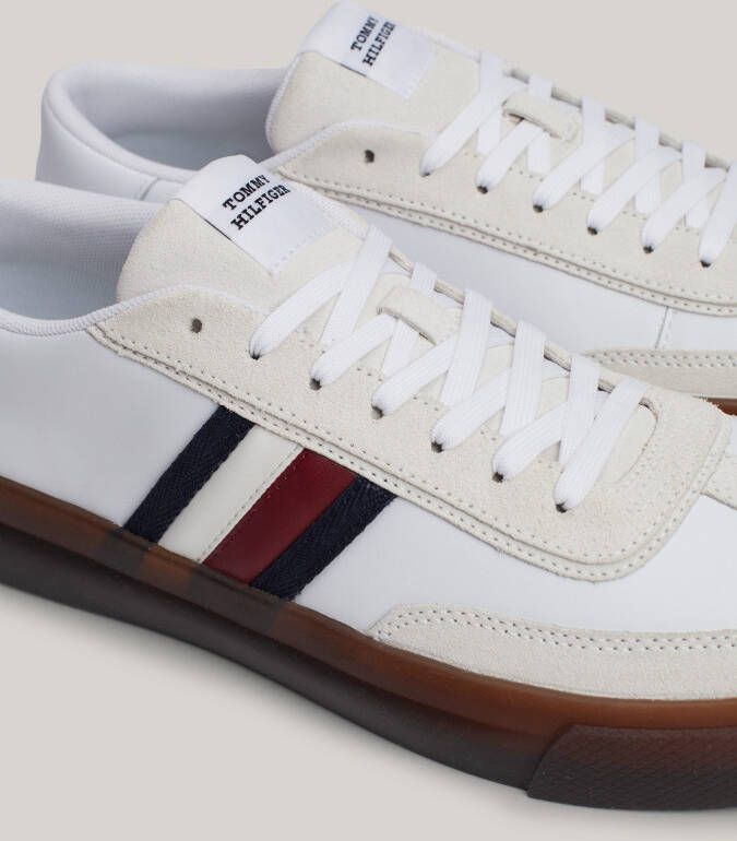 Tommy Hilfiger Sneakers TH CUPSET TERRACE vrijetijdsschoen lage schoen veterschoen met zijstrepen