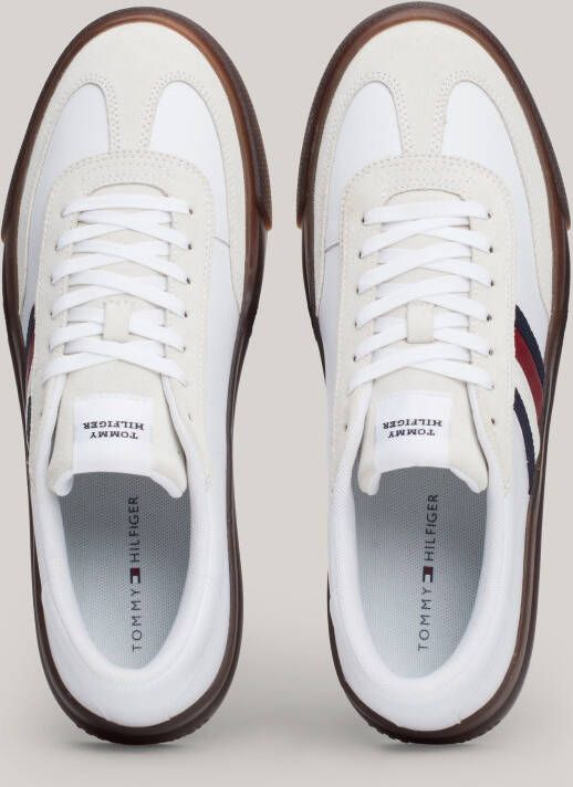 Tommy Hilfiger Sneakers TH CUPSET TERRACE vrijetijdsschoen lage schoen veterschoen met zijstrepen