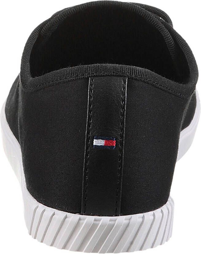 Tommy Hilfiger Sneakers CANVAS LACE UP SNEAKER vrijetijdsschoen lage schoen veterschoen met geborduurde logovlag
