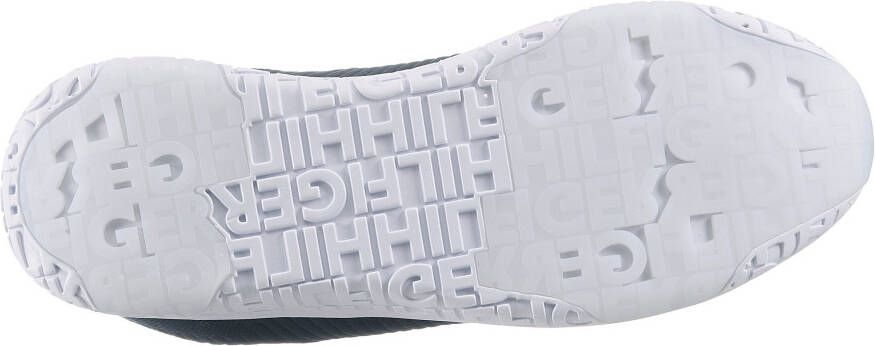 Tommy Hilfiger Sneakers CORPORATE KNIT RIB RUNNER met zijlogo-vlag vrijetijdsschoen lage schoen veterschoen