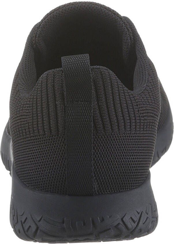 Tommy Hilfiger Sneakers CORPORATE KNIT RIB RUNNER met zijlogo-vlag vrijetijdsschoen lage schoen veterschoen