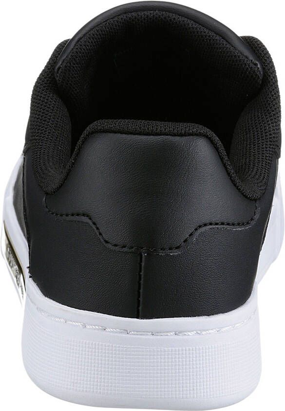 Tommy Hilfiger Sneakers COURT SNEAKER GOLDEN TH met goudkleurige details vrijetijdsschoen lage schoen veterschoen